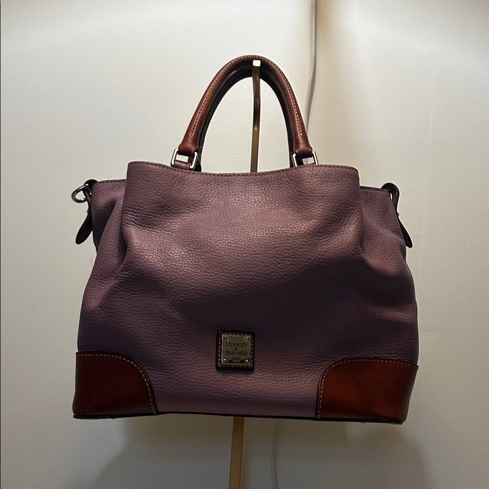 Dooney & Bourke mauve satchel